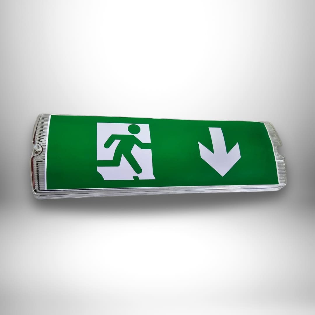 Conventional Emergency Light With Exit Sticker