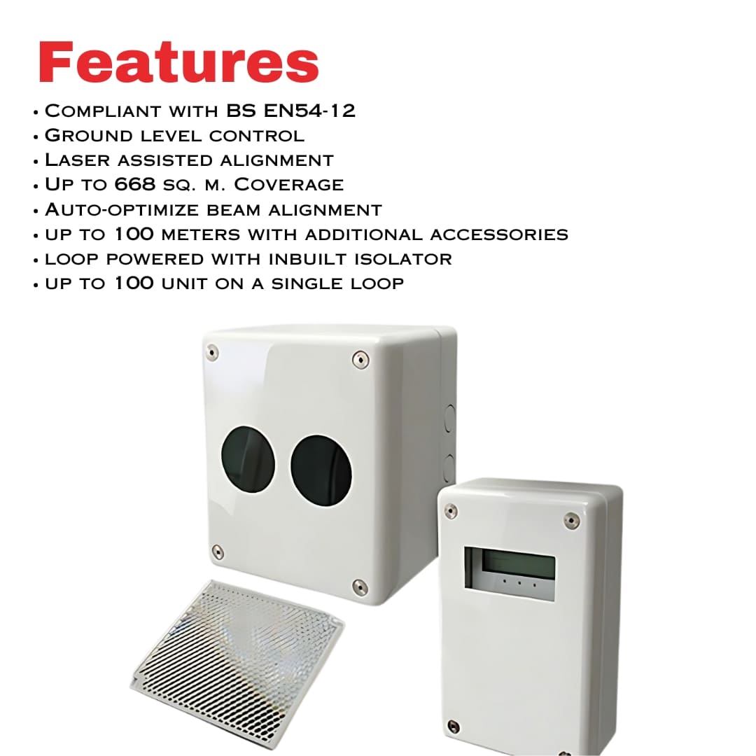 Fire beam detector