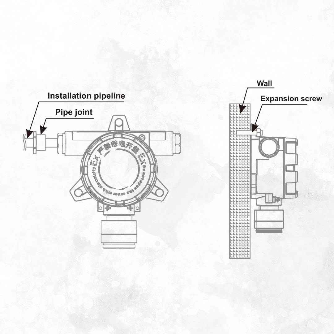 Industrial gas leak detector